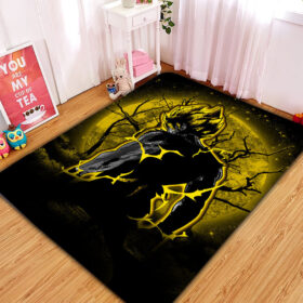 Tapis Goku Super Saiyan Moonlight Rug Carpet Rug Home Room Decor