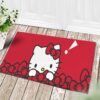 Tapis Red Hello Kitty Doormat Home Decor
