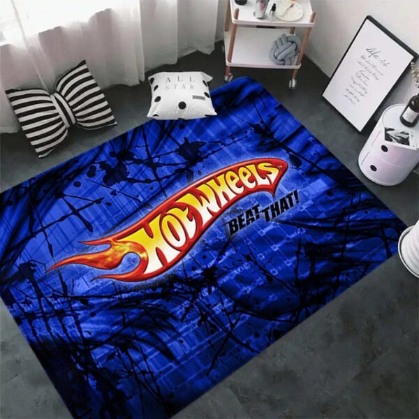 Tapis Hot Wheels Cosplay Carpet Living Room Bedroom Sofa Rug Door Mat 08