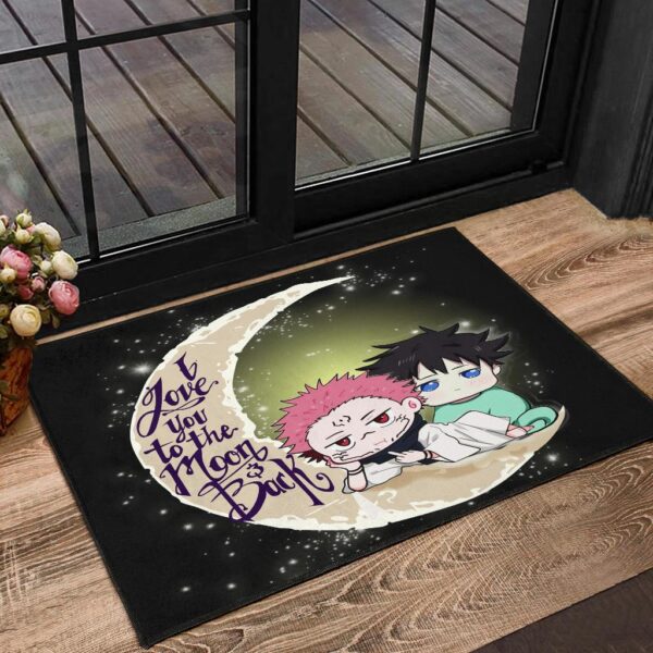 Tapis Jujutsu Kaisen Megumi Sukuna Chibi Cute Anime Doormat