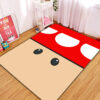 Tapis Mario Mushroom Red Carpet Rug Home Room Decor