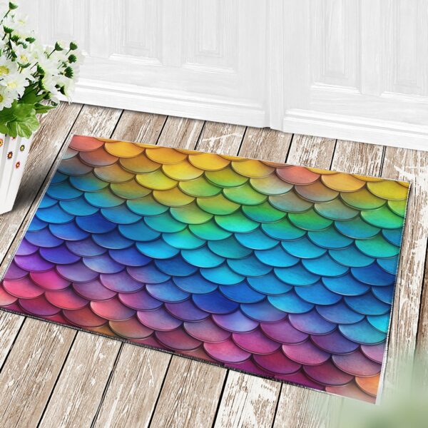 Tapis Mermaid Scale Doormat Home Decor