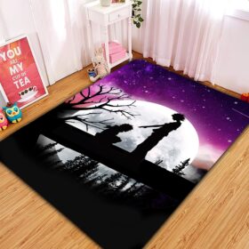 Tapis My Hero Academia Moon Night Rug Carpet Rug Home Room Decor