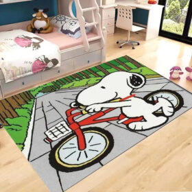 Tapis Snoopy Cosplay Carpet Living Room Bedroom Sofa Rug Door Mat 04