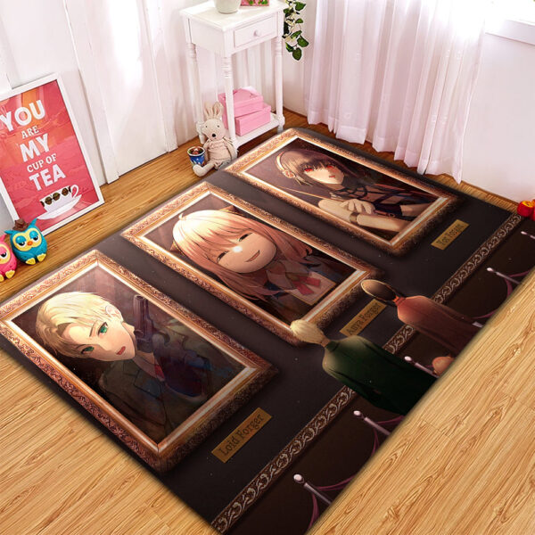 Tapis Yor Forger Anya Forger Spy x Family 1 Rug Carpet Rug Home Room Decor