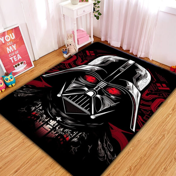 Tapis Darth Vader Red Eye Carpet Rug Home Room Decor