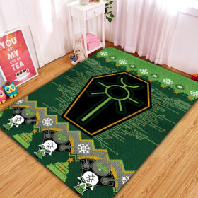 Tapis Warhammer 40k Christmas Green Christmas Rug Carpet Rug Home Room Decor