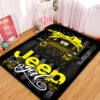Tapis Yellow Jeep Girl Halloween Carpet Rug Home Room Decor