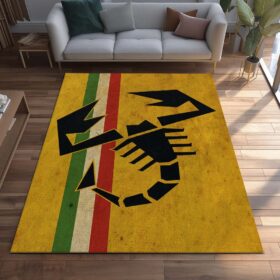 Tapis Car Abarth Yellow