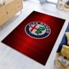 Tapis Car Alfa Romeo Red Background