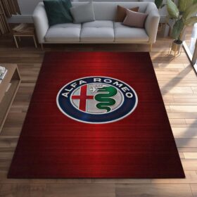 Tapis Car Alfa Romeo Red Background