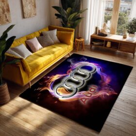 Tapis Car Audi Fire Heart