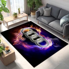 Tapis Car Audi Fire Heart
