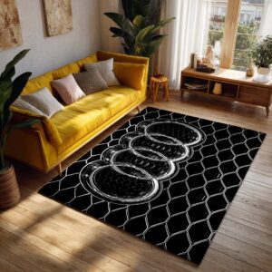 Tapis Car Audi Grey Background 03