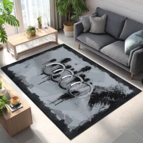 Tapis Car Audi Grey Background 04