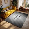 Tapis Car Audi Grey Background
