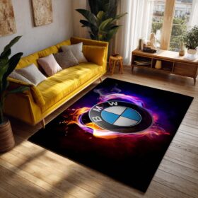 Tapis Car BMW Heart Fire