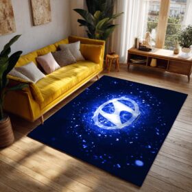 Tapis Car Hyundai Blue Dark Background