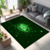 Tapis Car Land Rover Green Neon Lights