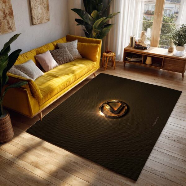 Tapis Car Lexus golden brown metal