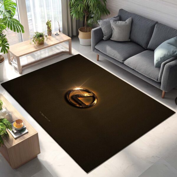 Tapis Car Lexus golden brown metal