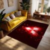 Tapis Car Mitsubishi Red Neon Lights