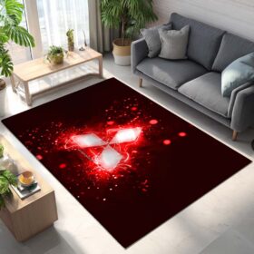 Tapis Car Mitsubishi Red Neon Lights