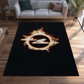 Tapis Car Opel Car Logo Fire