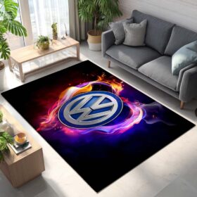 Tapis Car Volkswagen Fire Heart