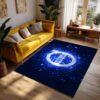 Tapis Car Volvo Blue Neon Lights