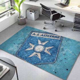Tapis AJ Auxerre French Football Team 10