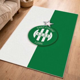 Tapis AS Saint-Etienne French Football Team 02