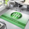 Tapis AS Saint-Etienne French Football Team 05