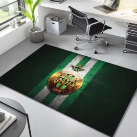Tapis AS Saint-Etienne French Football Team 06