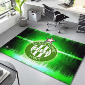 Tapis AS Saint-Etienne French Football Team 07