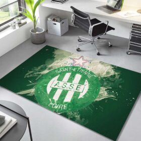 Tapis AS Saint-Etienne French Football Team 09