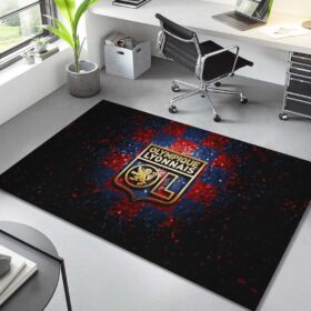 Tapis OL Olympique Lyonnais French Football Team 14