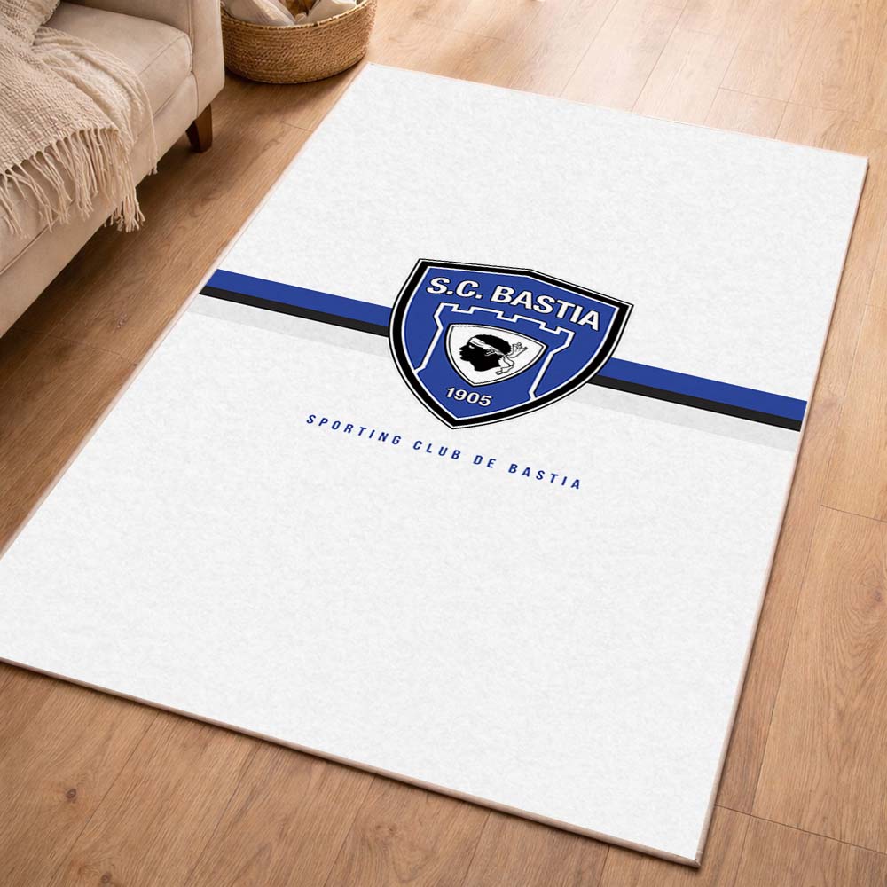 Tapis SC Bastia Football Team 01