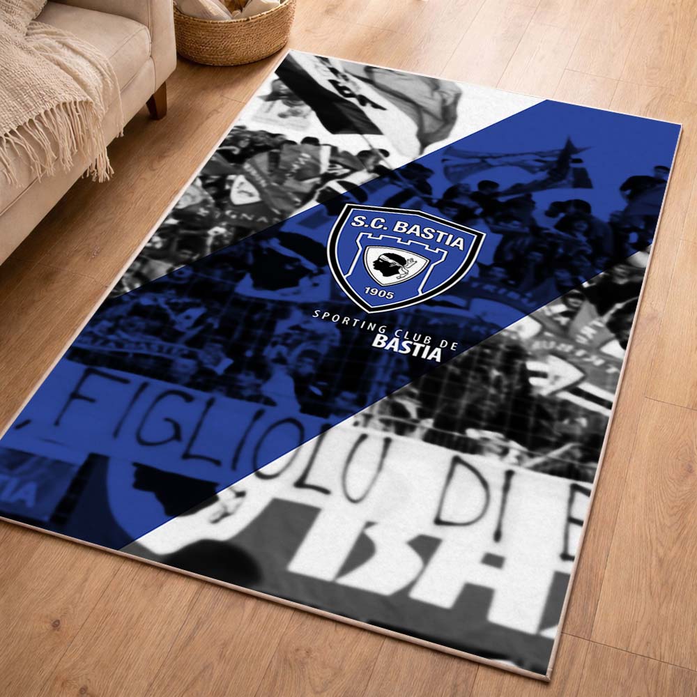 Tapis SC Bastia Football Team 02
