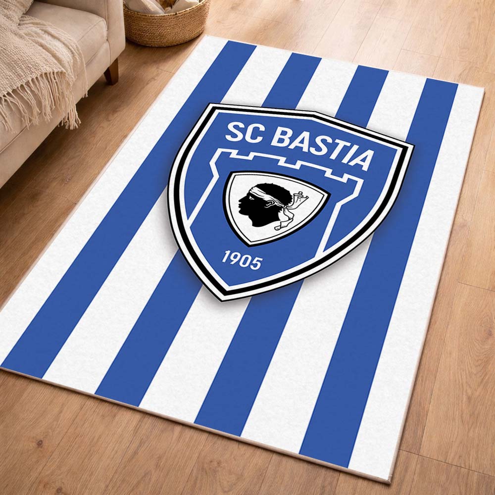 Tapis SC Bastia Football Team 08