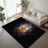 Tapis Aston Villa FC 1874 AVFC Club de football Black Red