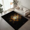 Tapis Hull City FC EFL Championship Yellow Black Checkered