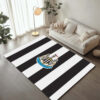 Tapis Newcastle United FC Premier League Black White Style