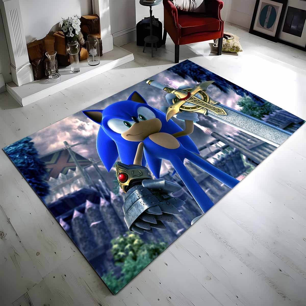 Tapis Sonic et le Chevalier Noir panoramique