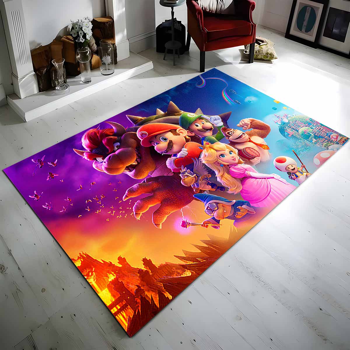 Tapis Super Mario personnages 16