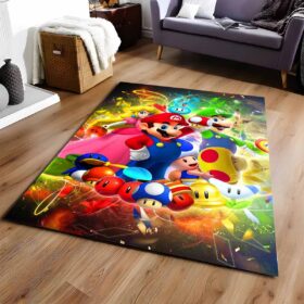 Tapis Super Mario personnages 17