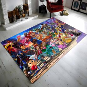 Tapis Super Mario personnages 20