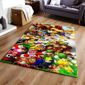 Tapis Super Mario personnages 22