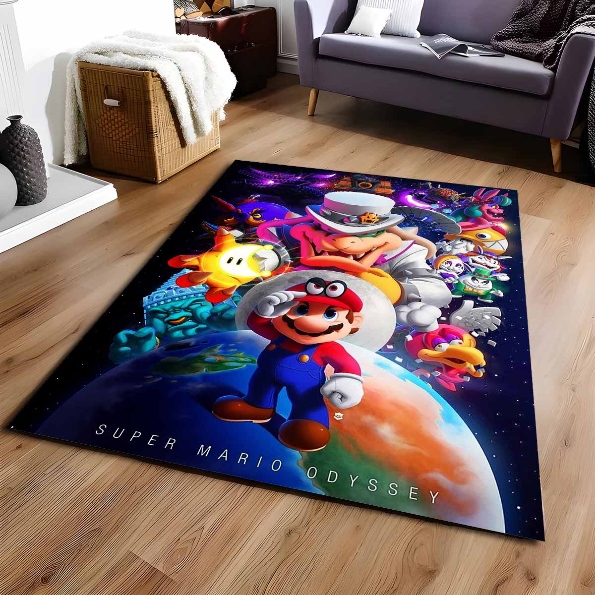 Tapis Super Mario personnages 25