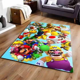 Tapis Super Mario personnages 27